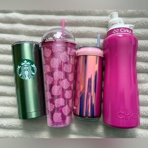 Starbucks Green & Pink Drinkware Bundle